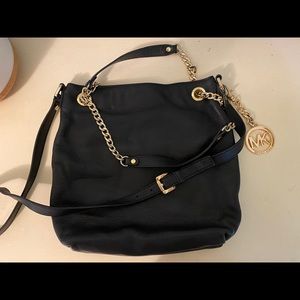 Michael Kors Black Leather Purse